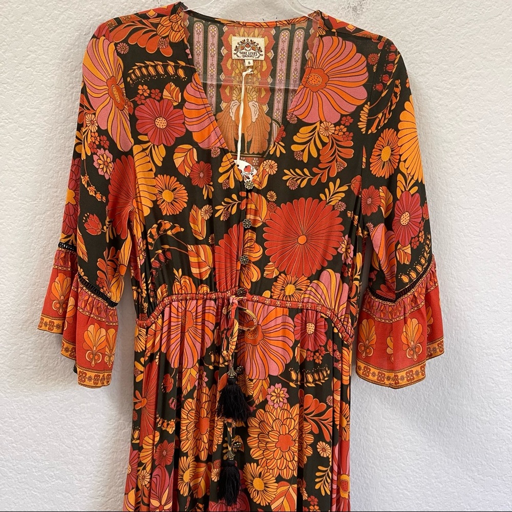 Nine Lives Bazaar Lady Love Dress Salsa - Picture 3 of 10